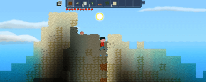 나무-아이템을-사용하여-위로-올라가는-화면