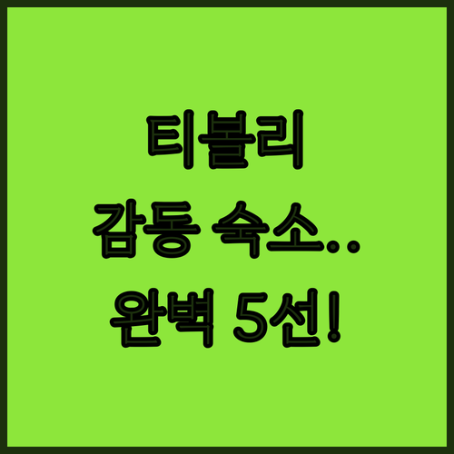 빌라 데스테 정원의 감동을 이어갈 티..