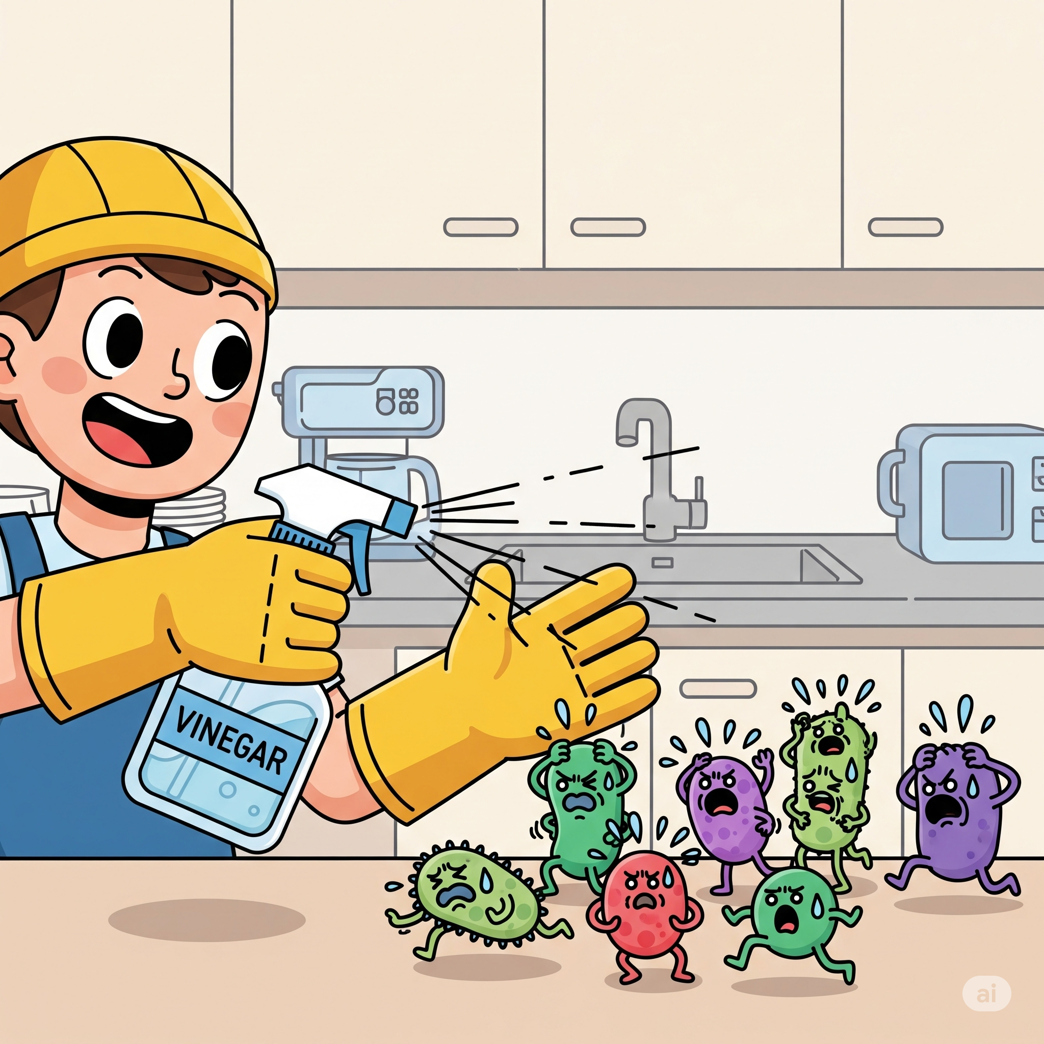 식초로 살균 효과와 올바른 사용법