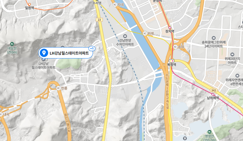 LH강남5단지 위치