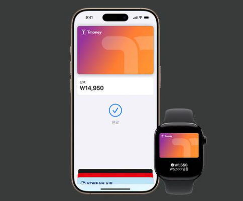 아이폰 교통카드 등록 애플페이 애플워치 티머니 사용법 충전 후기2