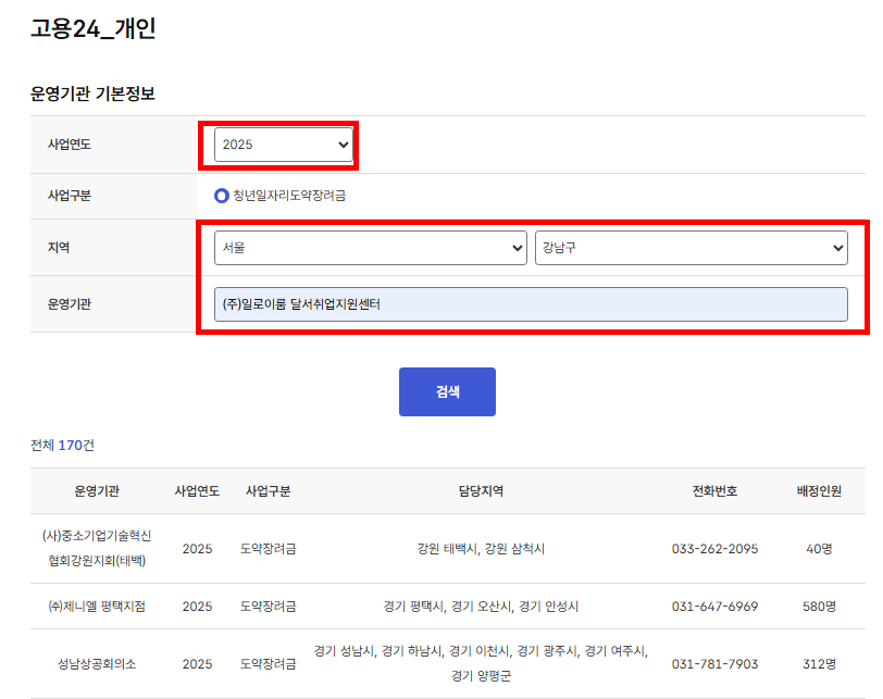 청년 일자리도약 장려