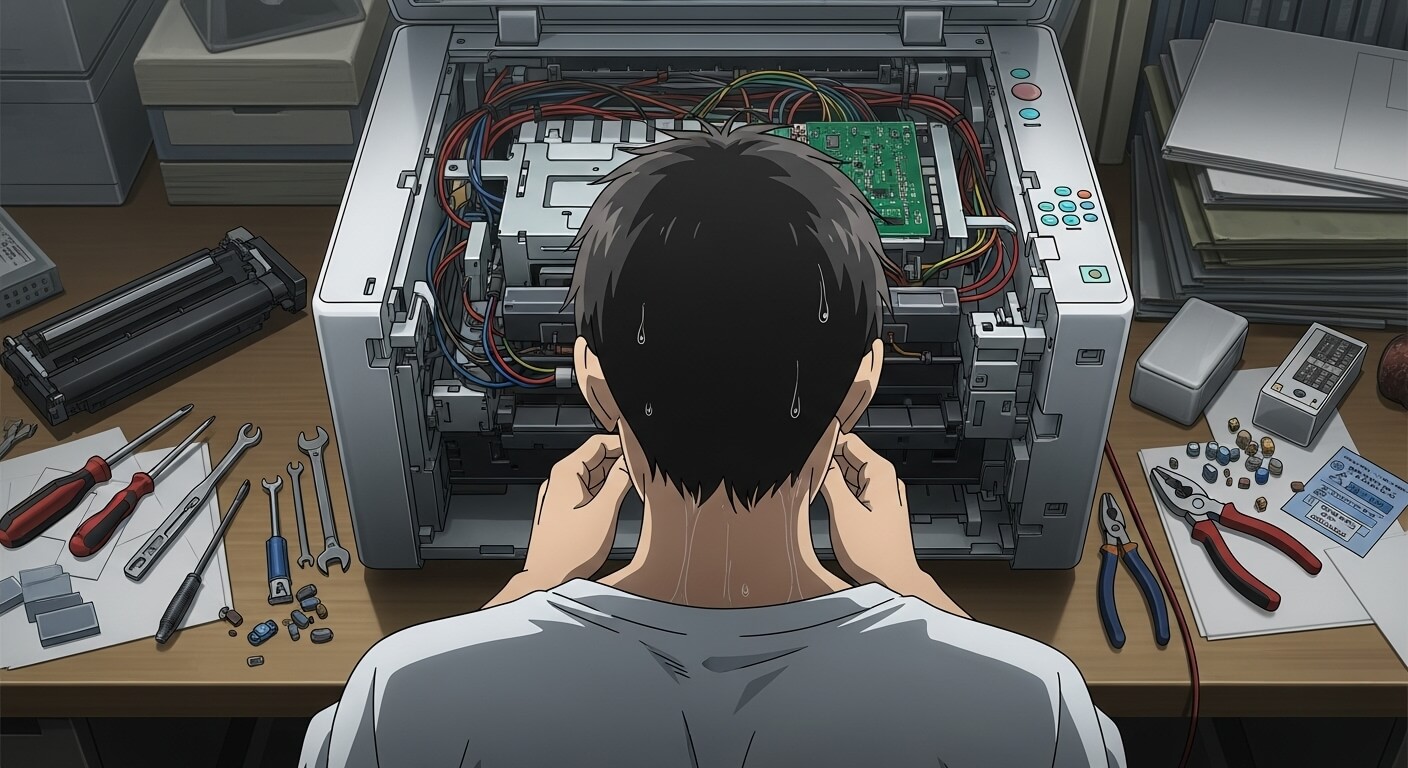 '렌탈업 100일 기록' A사 무한잉크 프린터, 실제 고장 유형 TOP 3와 해결법 (사장만 아는 꿀팁)