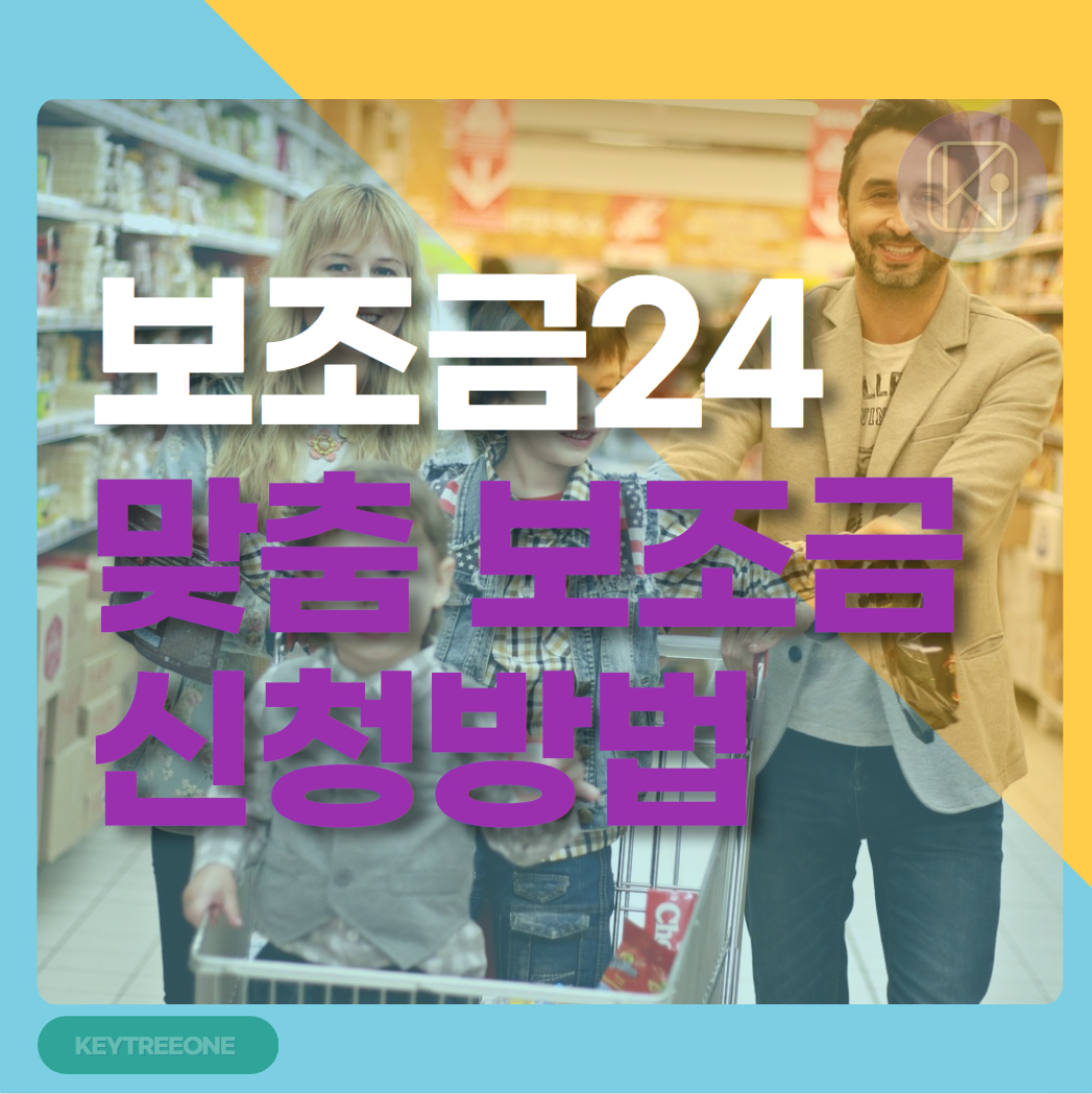 보조금24 맞춤 보조금 신청방법