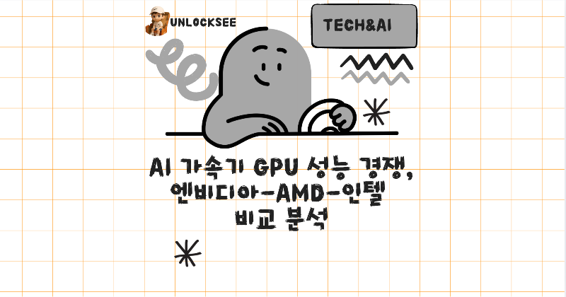 2025년 AI 가속기 GPU 성능 경쟁, 엔비디아-AMD-인텔 비교 분석