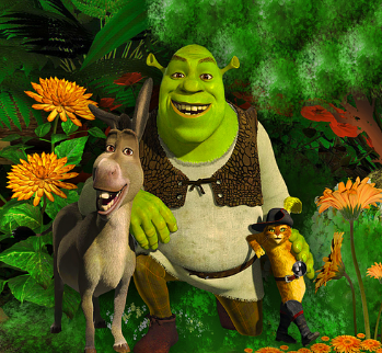 슈렉 영화의 한장면