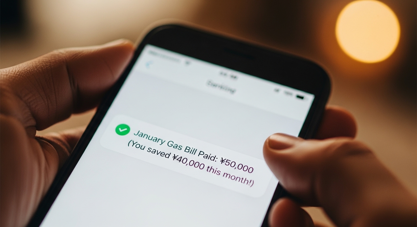 가스비 절약 성공!