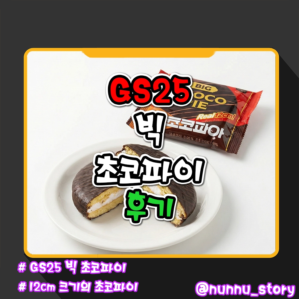 GS25 빅 초코파이 후기