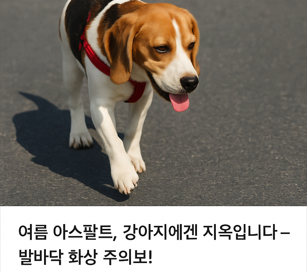 아스팔트 주의!