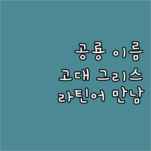 공룡 이름의 기원, 고대 그리스어와