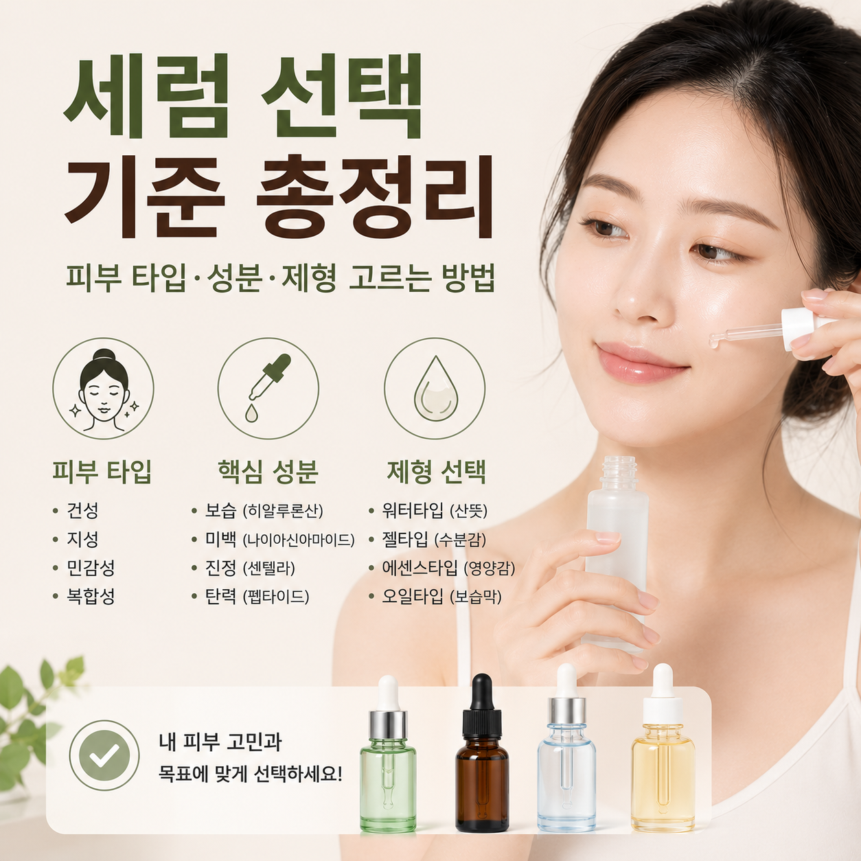 세럼 선택 기준