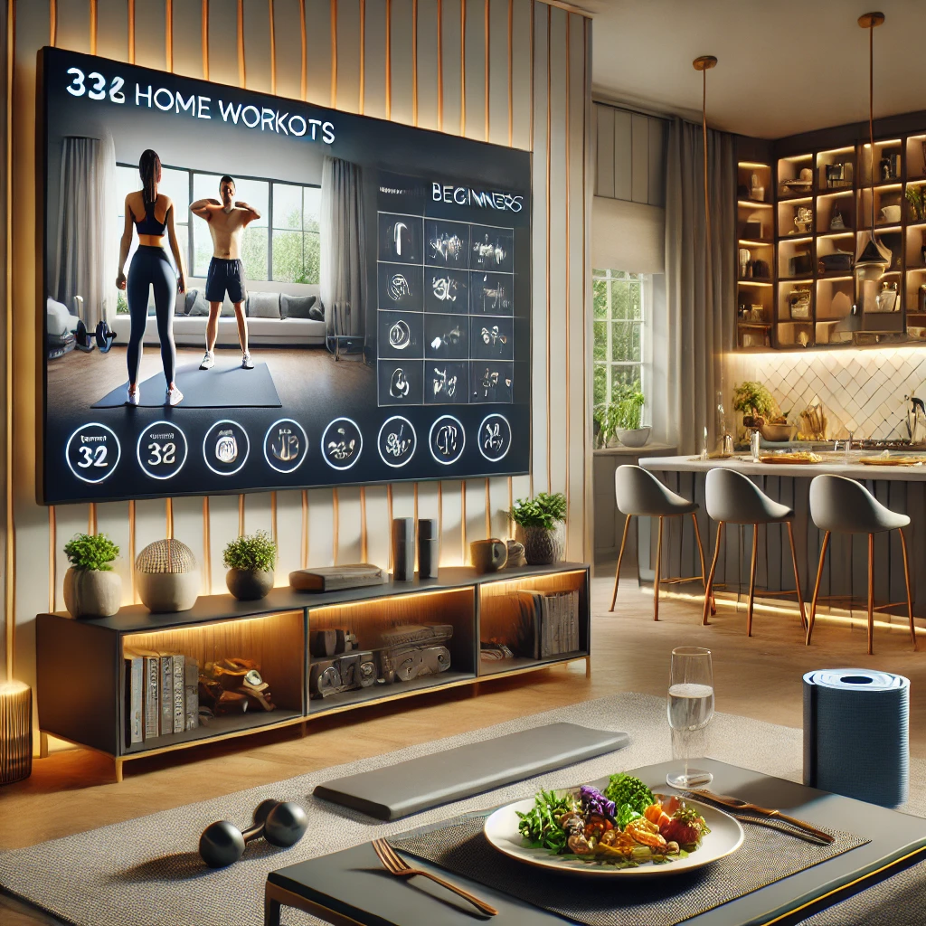 초보자를 위한 쉬운 홈트레이닝과 건강한 식단 (Easy home training and healthy diet for beginners)