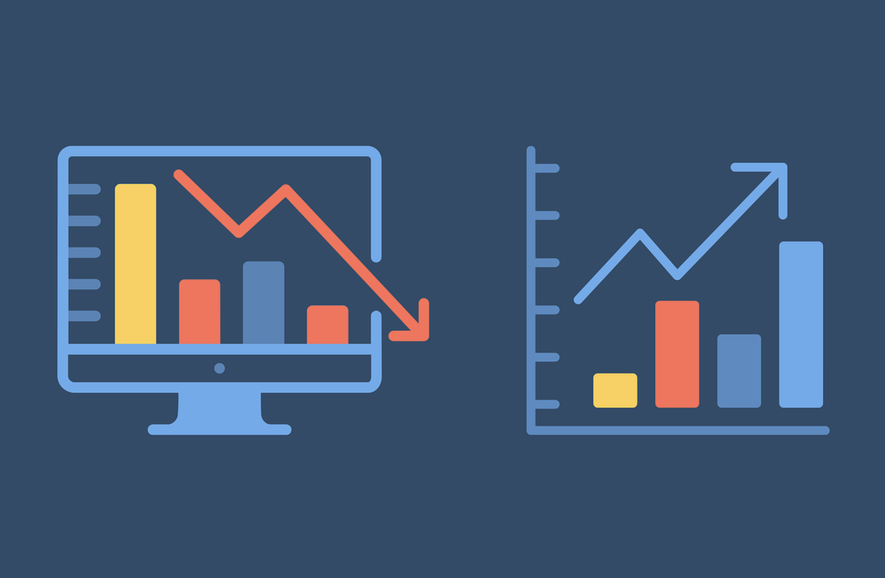 주식 차트 그래프 이미지