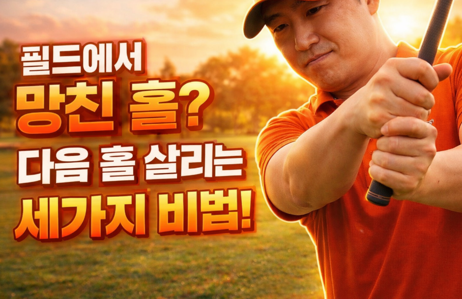파크골프 실전 멘탈 관리법 - 무너진 샷을 바로 세우는 홀 간 이동 루틴