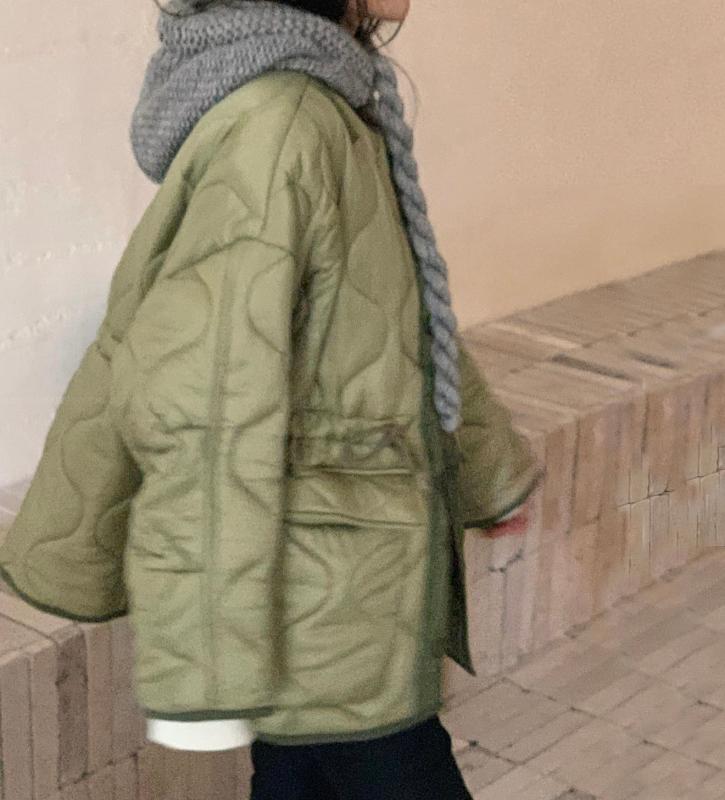 버킨 웰론 깔깔이점퍼 누빔 퀼팅 패딩 3color