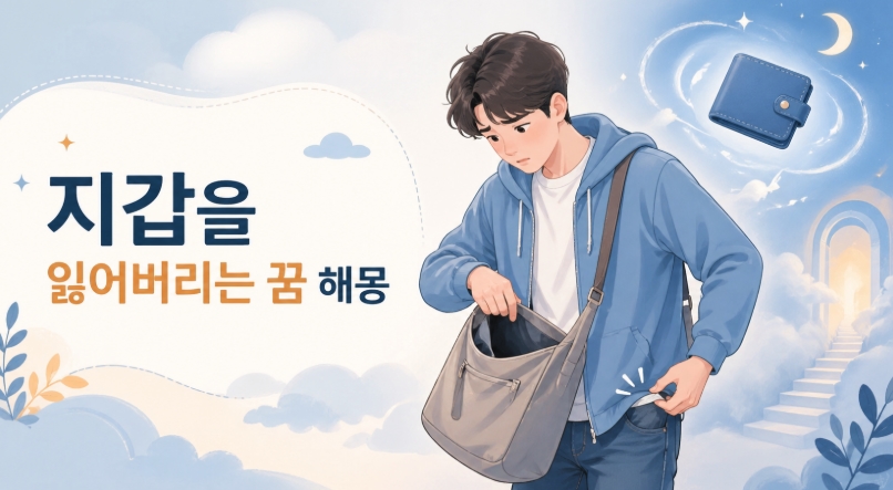 지갑을 잃어버리는 꿈 해몽 상황별 의미 총정리