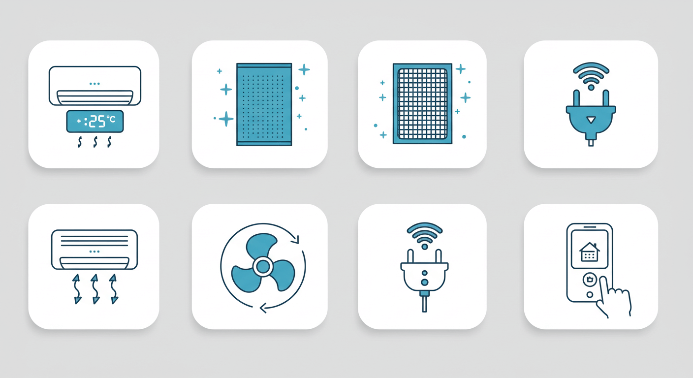 육아가정 맞춤 에어컨 설정과 유지 요령