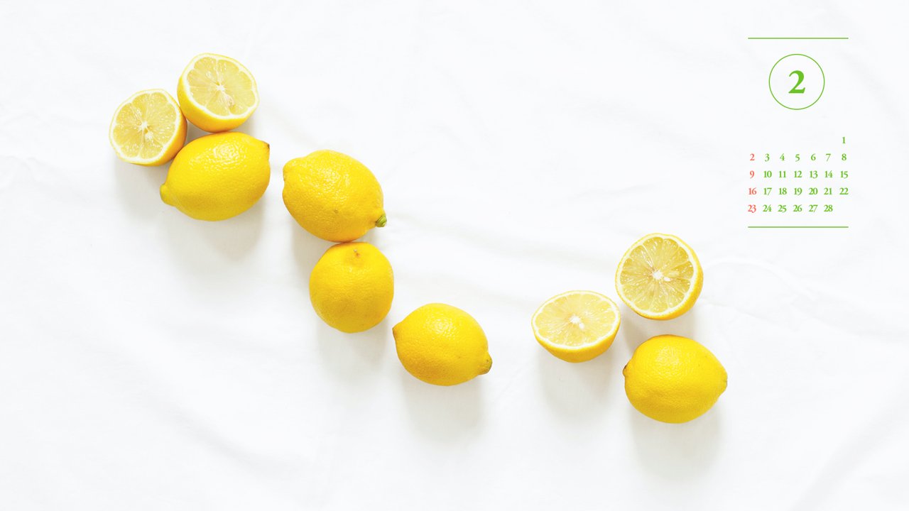 04 레몬 A - 2025년2월 노트북배경화면