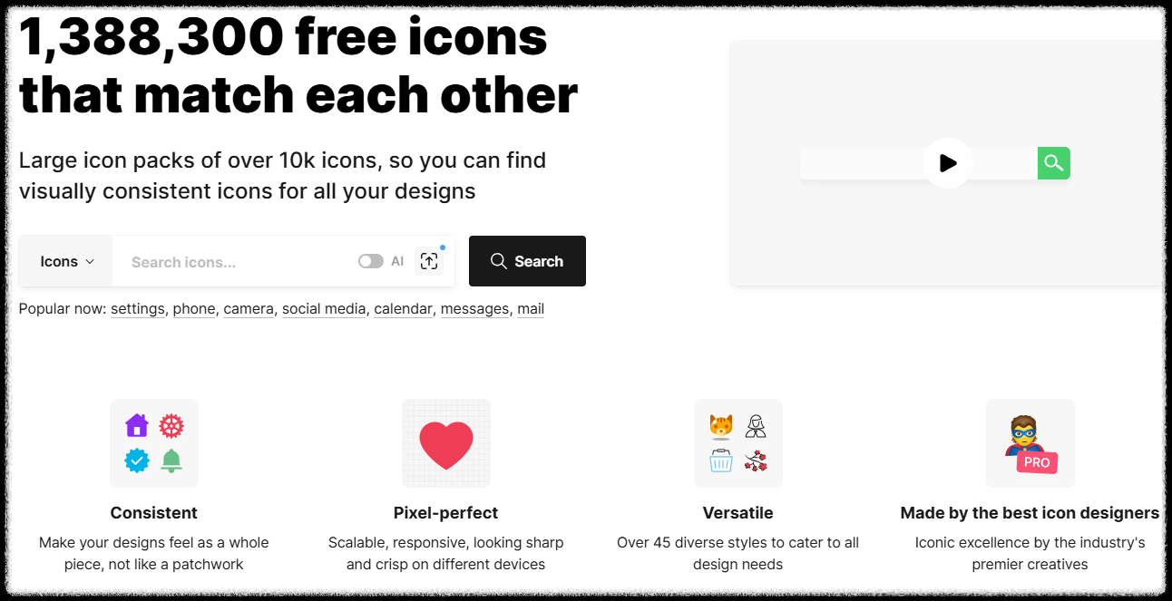 디자인 활용 필수! 무료 아이콘 사이트 TOP 5 비교와 활용법 PPT 발표자료 제작 초보 쉽게 활용 무료 사용 추천