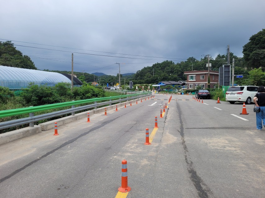 고성 가진항 해변 가는 길