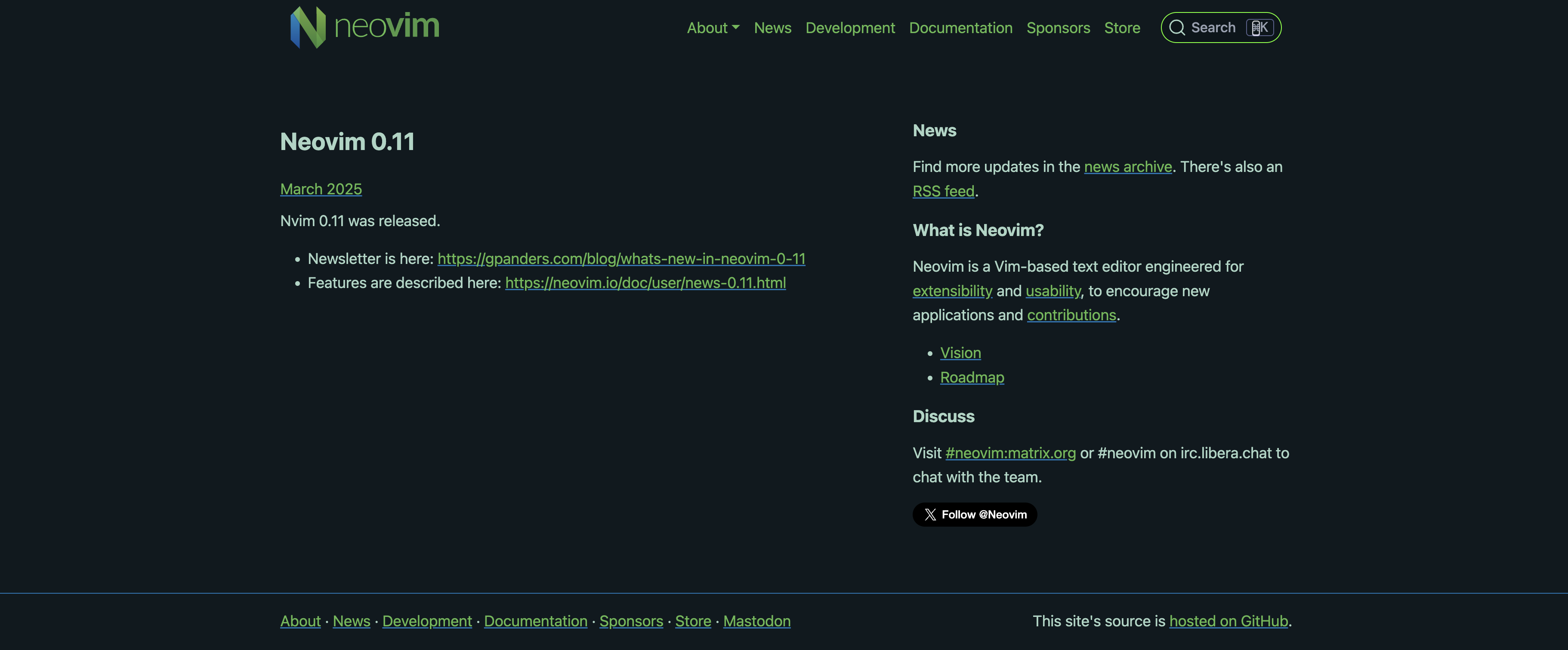 vim 에디터 사용자는 대부분 Neovim을 사용하고 있습니다. ❘ https://neovim.io/