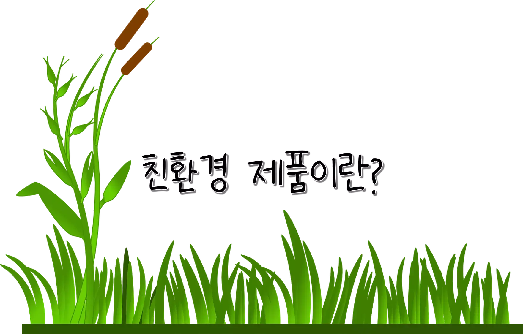 친환경 제품이란?