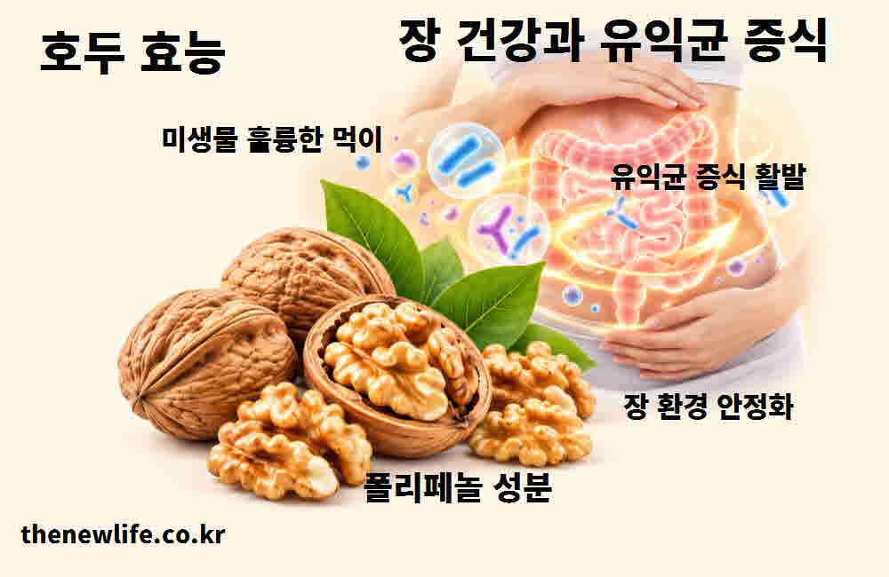 호두 효능 장 건강 유익균 증식