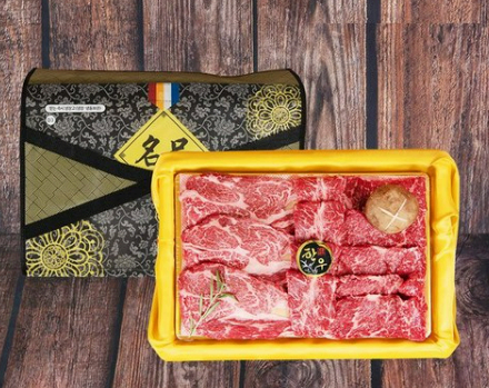 추석 선물세트 한우 사진