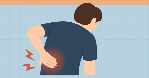 운동후 허리 통증이 심한 경우(삐끗하지 않은 경우)