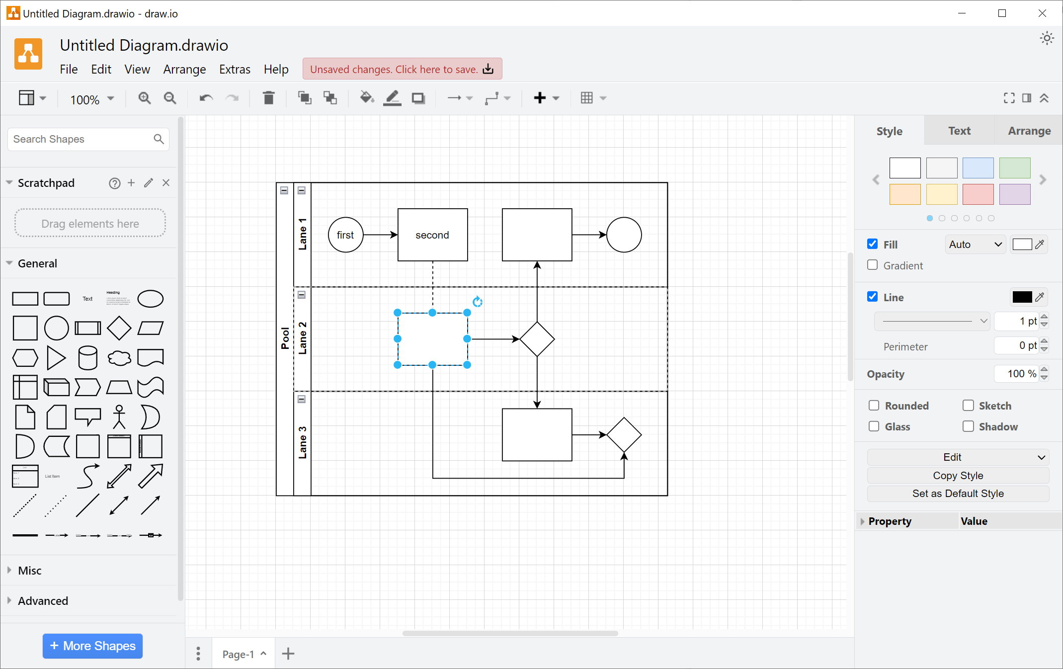 플로우차트 만드는 프로그램