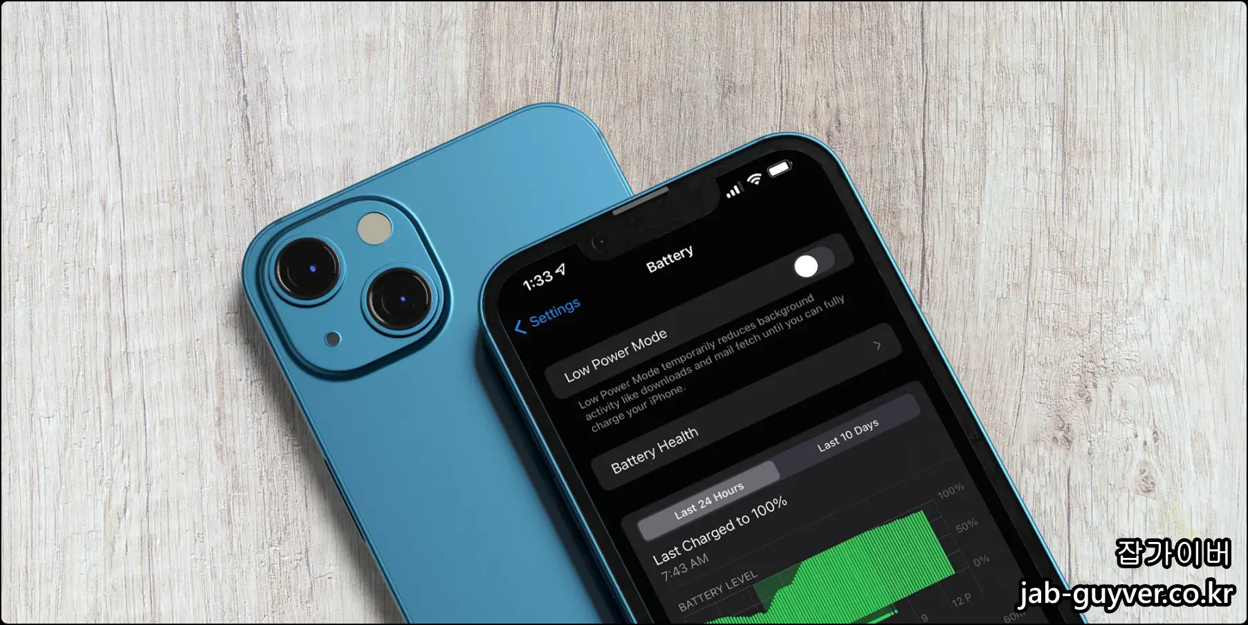 아이폰 배터리 오래 쓰는 팁 이미지: 발열 줄이기, 잔량 관리, 충전 최적화