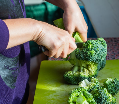 브로콜리 씻기1