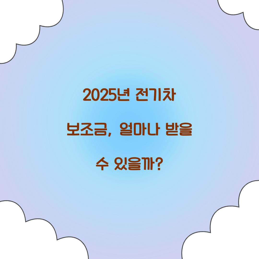 전기차 보조금