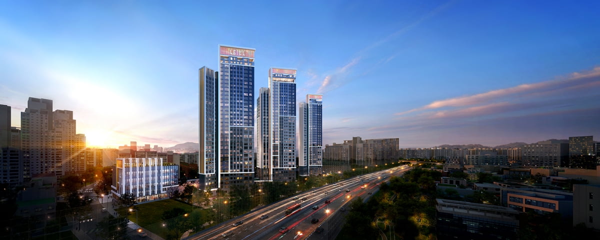 신반포12차아파트 재건축사업 투시도.