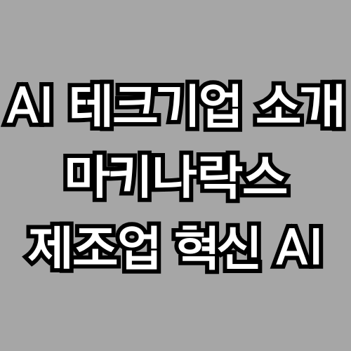 마키나락스, 제조업 특화 AI의 길을 설계하다 – Runway 플랫폼과 산업 최적화 (수율예측, 공정 커스텀)