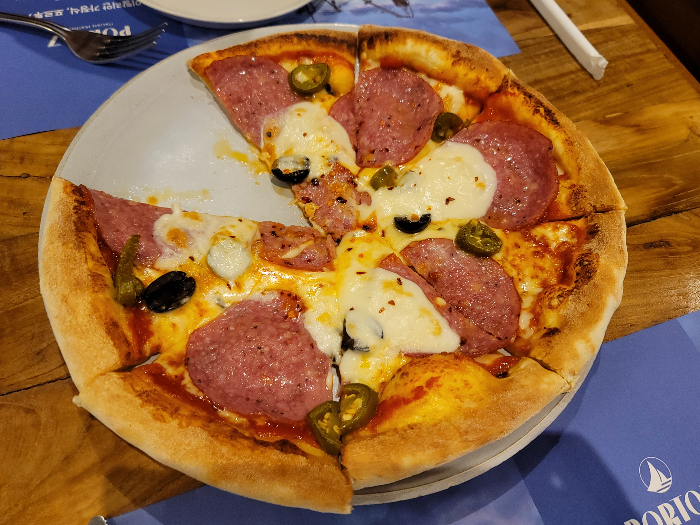 포르투7 살라미 피자