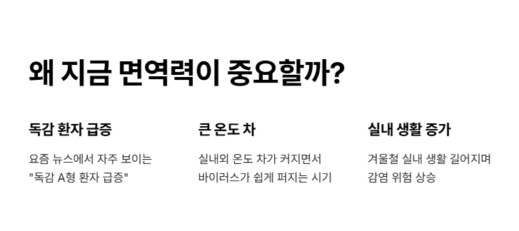 독감이 유행하는 겨울&amp;#44; 왜 면역력이 중요할까?