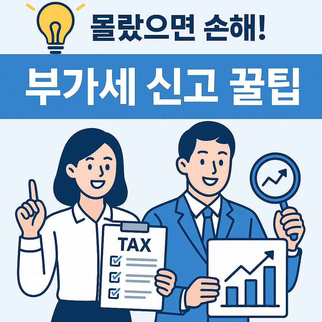 부가세 신고 절세 방법 놓치면 손해 보는 비용 항목 총정리 소상공인 필수정보