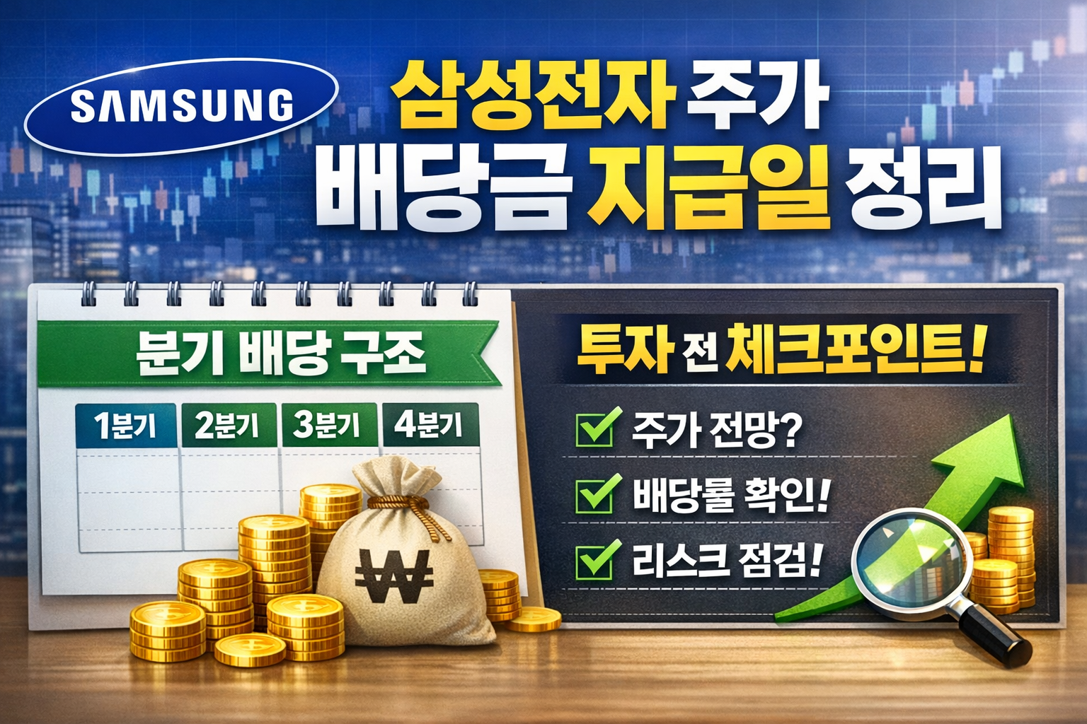 삼성전자 주가 배당금 지급일