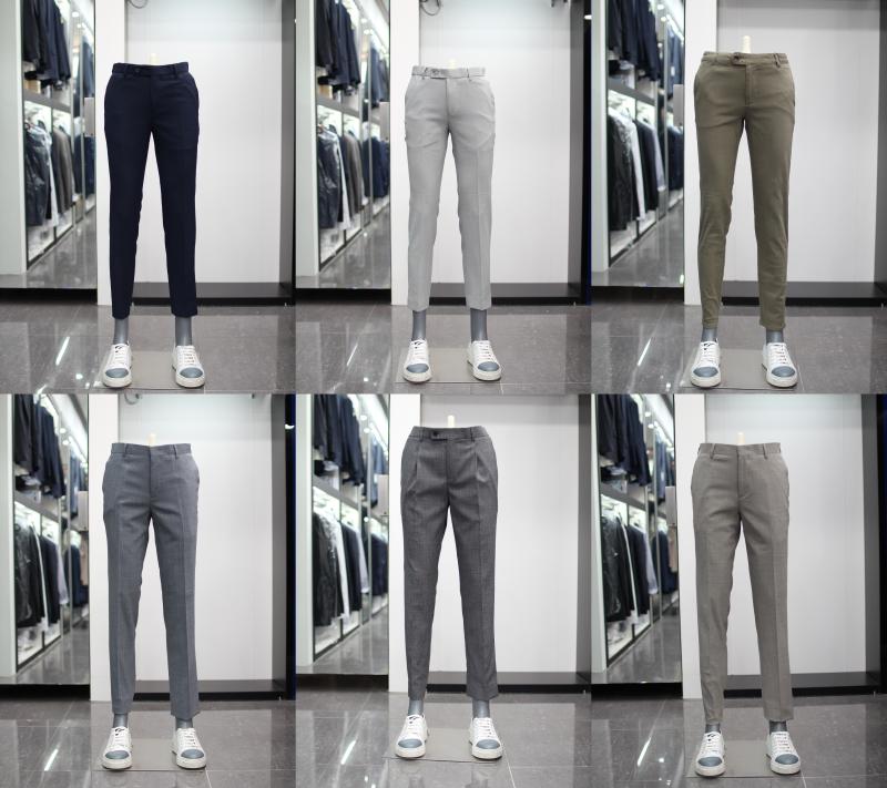 트루젠 봄 여름 가을 겨울 블랙 네이비 그레이 남자바지 스판 슬랙스 9U4MPL