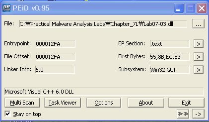 [실전 악성코드와 멀웨어 분석]Lab07-03.exe / Lab07-03.dll