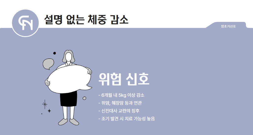 암 초기 신호