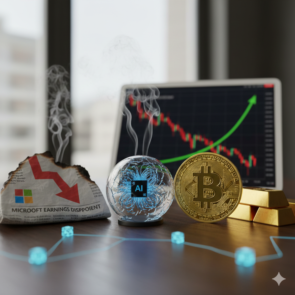 마이크로소프트 실적 쇼크와 AI 과잉 투자론이 비트코인에 주는 기회