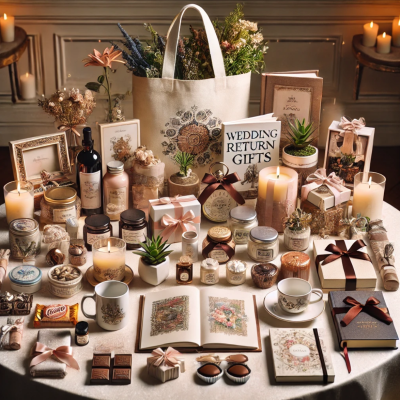 결혼식-답례품들