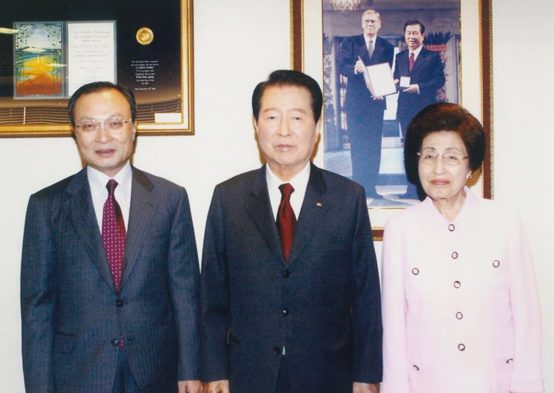 이해찬 의원 김대중 대톨령 이희호 여사