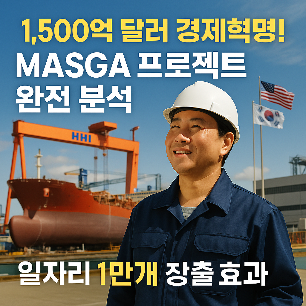 1,500억 달러 마스가 프로젝트의 경제 효과 (출처 : 정책브리핑)