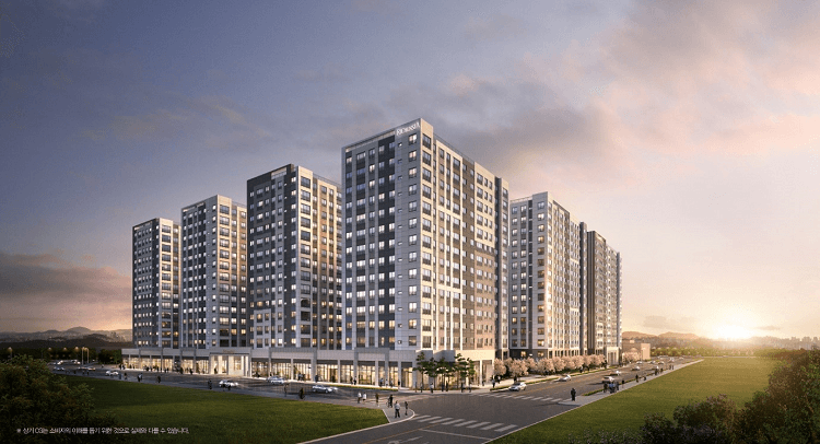 수원 금호 리첸시아 퍼스티지 조감도 1