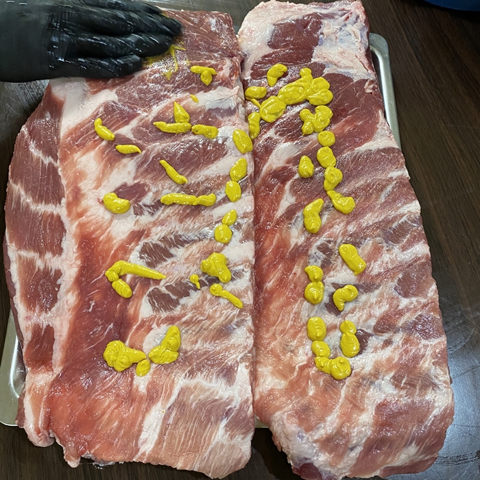 스페어립 머스타드