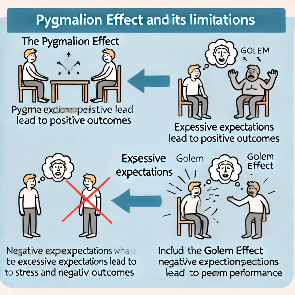 피그말리온 효과 (Pygmalion Effect): 피그말리온 효과의 한계와 주의점