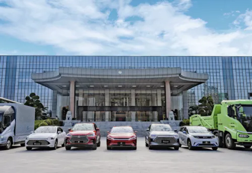 BYD 회사 진출 분야